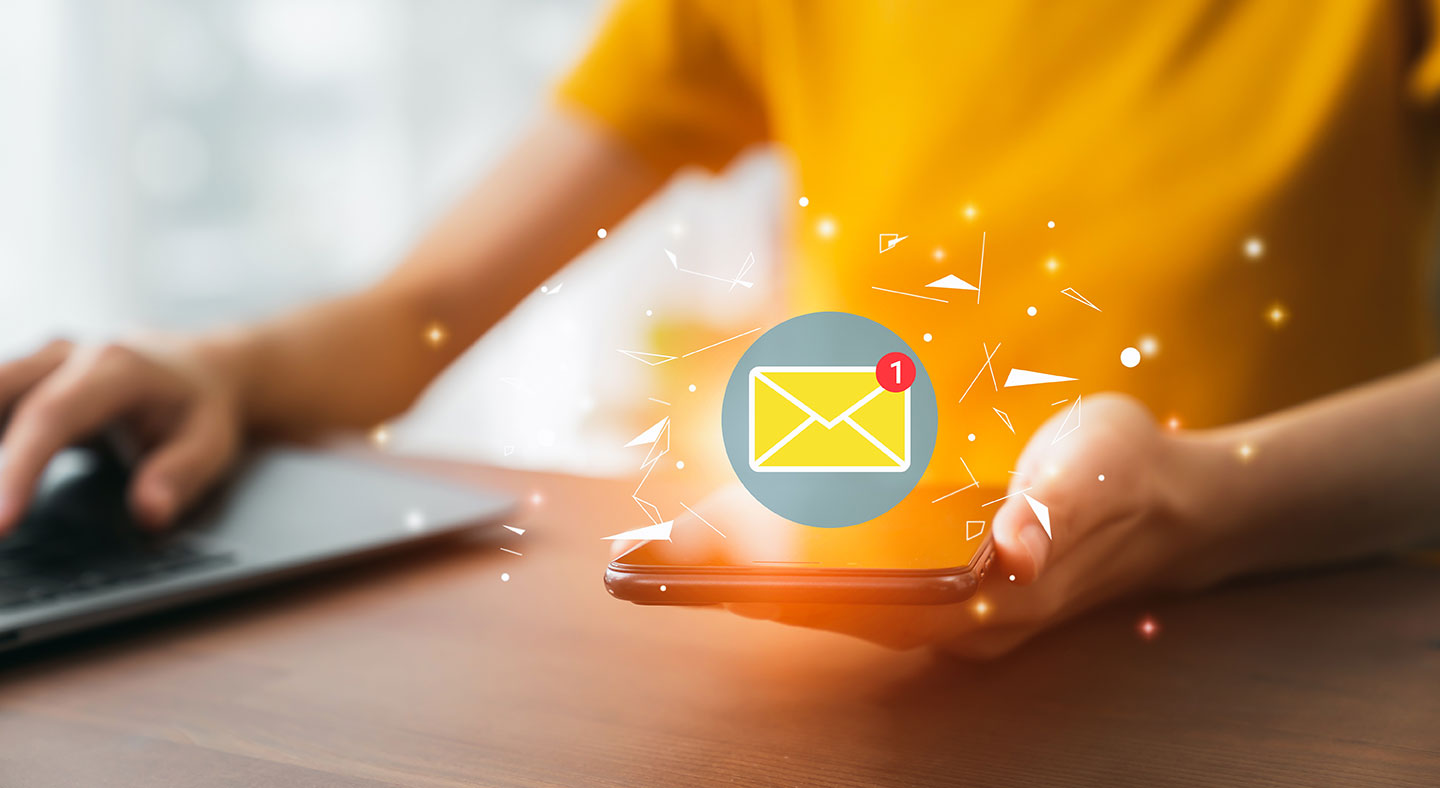 Why Fresh Content is Vital for Your Tax Firm’s Marketing | Tax firm client receiving a helpful newsletter or weekly tax tip